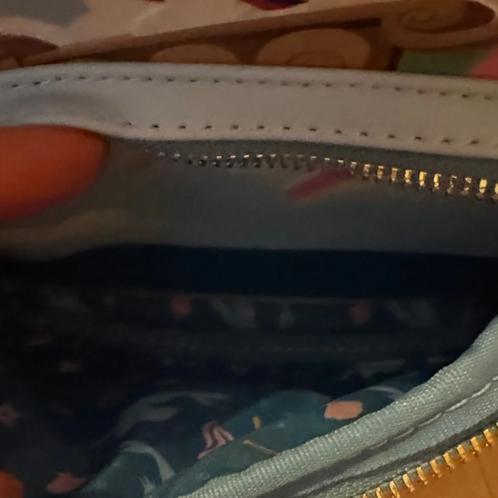 Loungefly Blue Little Mermaid Rainbow Mini Backpack - Picture 3 of 4